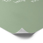 Yoga Studio Instructor Root Chakra Mantra LAM Sign Poster (Hoek)