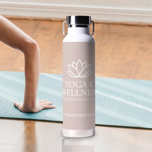 Yoga Studio Logo Business Water Fles Promotion