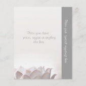 Yoga studio lotus merchandise flyer (Achterkant)