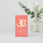 Yoga Studio Loyalty Class Pass Tree Pose OM-symboo (Staand voorkant)