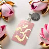 Yoga Studio Meditation Instructor Life Coach om Badge