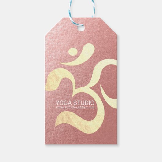 Yoga Studio Meditation Instructor Life Coach om Cadeaulabel (Voorkant)