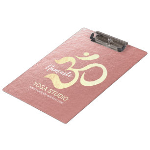 Yoga Studio Meditation Instructor Life Coach om Klembord