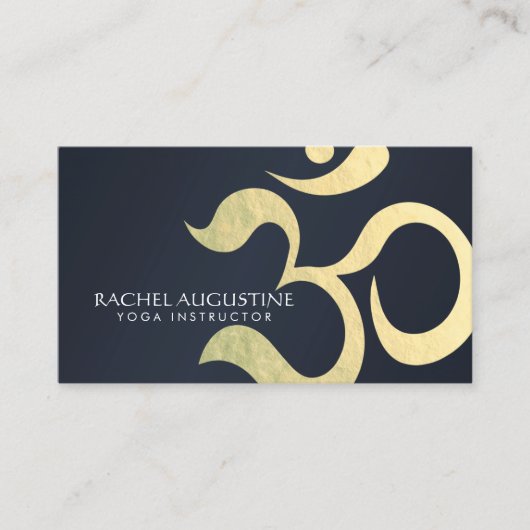 Yoga Studio Meditation Instructor Life Coach om Visitekaartje (Voorkant)