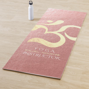 Yoga Studio Meditation Instructor Life Coach om Yogamat