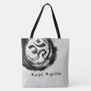 YOGA Studio Meditation Instructor OM & ZEN Symbole Draagtas