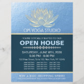 YOGA Studio Meditation Instructor Open House Lotus Flyer (Voorkant)