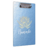 YOGA Studio Meditation Reiki Instructor Gold Lotus Klembord (Rechts)