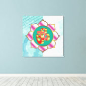 Yoga Studio OM - Wrapped Canvas (Insitu (Houten vloer))