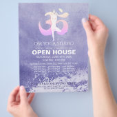 YOGA Studio Open House Meditation Pose Flyer (Hand)