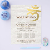 YOGA Studio Open House Meditation Root Chakra Sign Flyer (Enkel)