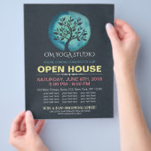 YOGA Studio Open House-Waterverf Flyer (Hand)