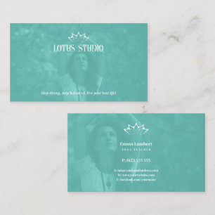 Yoga Studio Persoonlijke leraar Visitekaartje