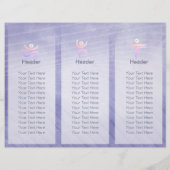 Yoga Studio Tri-Fold Brochure Mandala (Dos)