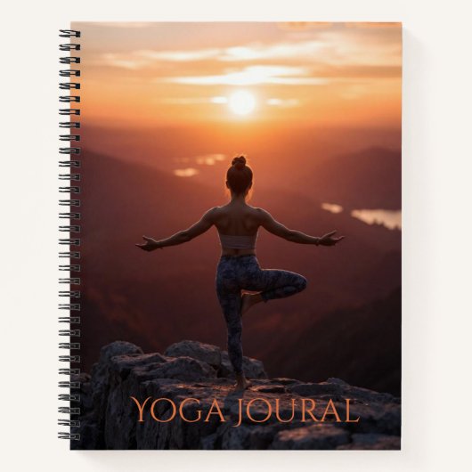 Yoga Sunrise Journal / Carnet (Devant)