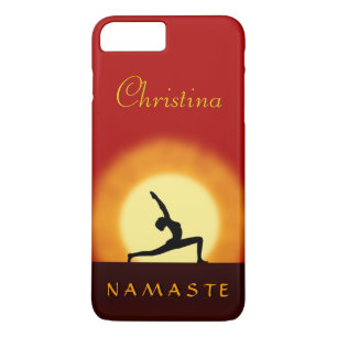 Yoga Sunrise Pose Namaste Slim iPhone 7 Plus iPhone 8 Plus / 7 Plus Hoesje