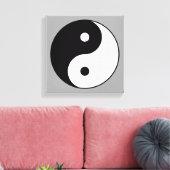 yoga-symbool canvas afdruk (Insitu (Woonkamer))