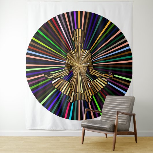 Yoga Tapijt Wandkleed (In situ)