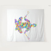 Yoga Tapijt Wandkleed (Voorkant (horizontaal))