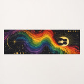 Yoga Tapis de méditation LGBTQ céleste (Dos (Horizontal))
