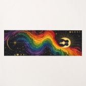 Yoga Tapis de méditation LGBTQ céleste (Devant (Horizontal))