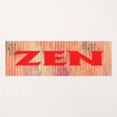 Yoga Tapis d'exercice de roseaux rouges zen (Devant (Horizontal))