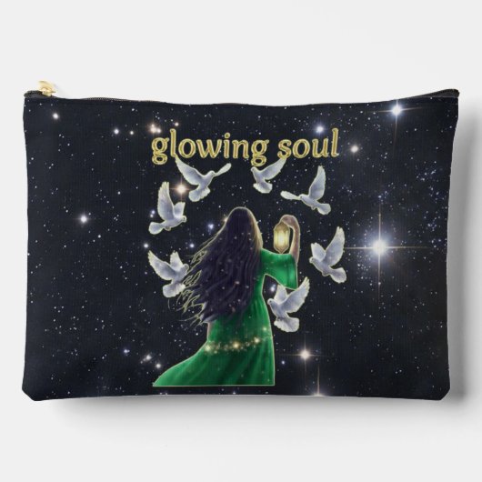 Yoga teacher gift Glowing soul  Etui (Voorkant)