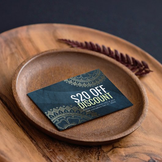 Yoga Teacher Gold Mandala Korting Coupon Loyalty