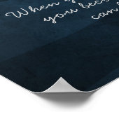 Yoga Teacher Meditation Pose Bodhi Leaf Cut Quotes Poster (Hoek)
