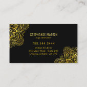 Yoga Teacher Visitekaartjes (Achterkant)