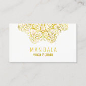 Yoga Teacher Visitekaartjes (Voorkant)