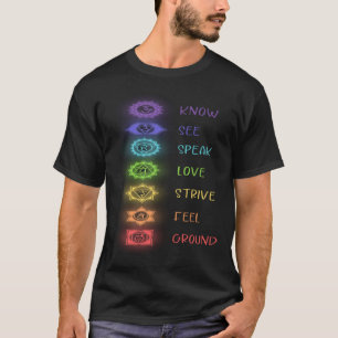 Yoga Tekens Ken Zie Spreek T-shirt