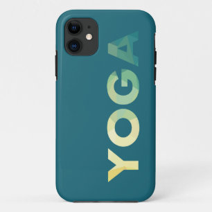 Yoga Text Colorful iPhone 11 Hoesje