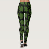 Yoga Time Abstracte Yoga Lady Leggings (Achterkant)