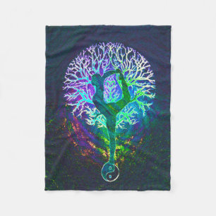 Yoga Tree Aura Fleece Deken