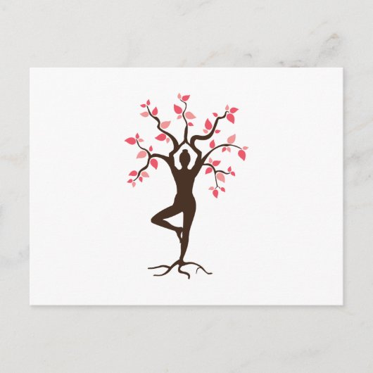 Yoga Tree Briefkaart (Voorkant)