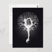 Yoga Tree Briefkaart (Voorkant / Achterkant)