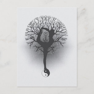 Yoga Tree Briefkaart