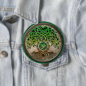 Yoga Tree of Life Ronde Button 4,0 Cm (In situ)