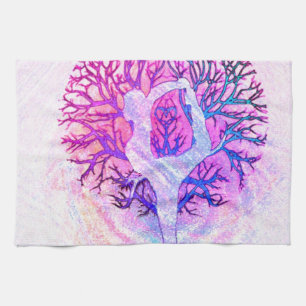 Yoga Tree Pastel Rainbow Theedoek