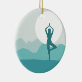 Yoga Tree Pose Keramisch Ornament (Rechts)