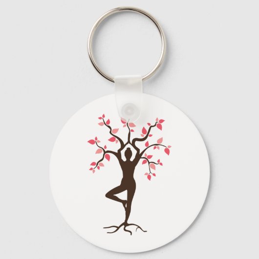 Yoga Tree Sleutelhanger (Voorkant)