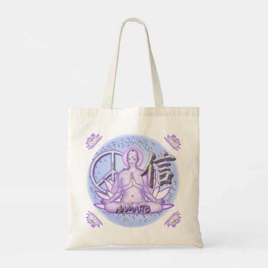 Yoga Trust Canvas tas (Achterkant)