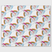 Yoga Unicorn Cadeaupapier (Vlak)