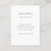 Yoga Universe Visitekaartje (Achterkant)