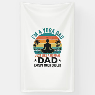 Yoga Vader Vintage Zonsondergang Grappig Vader Shi Spandoek
