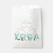 Yoga verjaardagsfeestje bedankzakje (Voorkant)