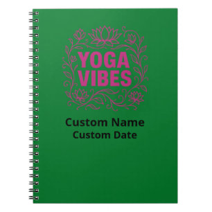Yoga Vibes Lotus Vines Mindful Journal Notitieboek