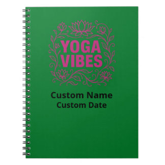 Yoga Vibes Lotus Vines Mindful Journal Notitieboek