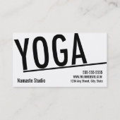 Yoga Visitekaartje 10 Klasse Pass Klantenkaartje (Achterkant)